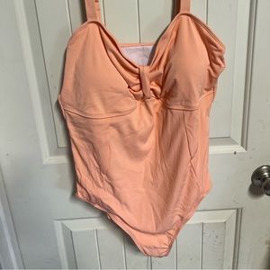 Orange One Piece Swimsuit
